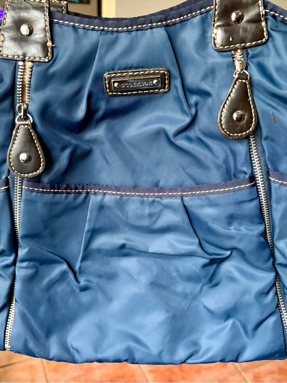 Storksak Navy Blue Women's Tote Bag  diaper bag like new